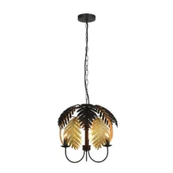 Aparas Hanglamp Ø50 Black/Gold - Lucande - Koop Online -Lucande 4251911752229 3