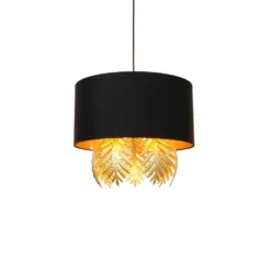 Malviras Hanglamp Black/Gold - Lucande - Koop Online