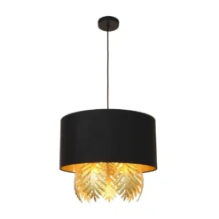 Malviras Hanglamp Black/Gold - Lucande - Koop Online -Lucande 4251911752304 3