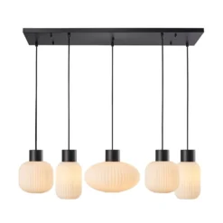 Lomeris 5 Hanglamp Opal - Lucande - Koop Online -Lucande 4251911752977 3