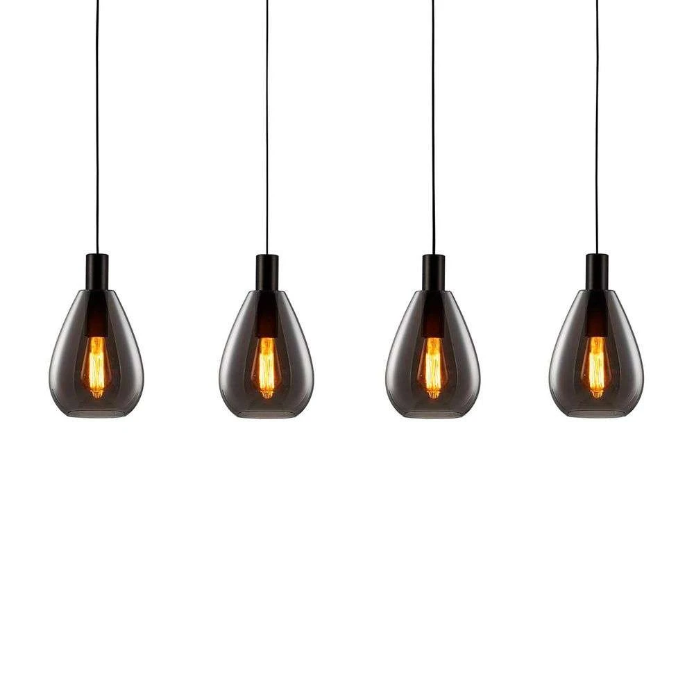 Marvelos 4 Hanglamp Smoke - Lucande - Koop Online 3 Marvelos 4 Hanglamp Smoke - Lucande - Koop Online