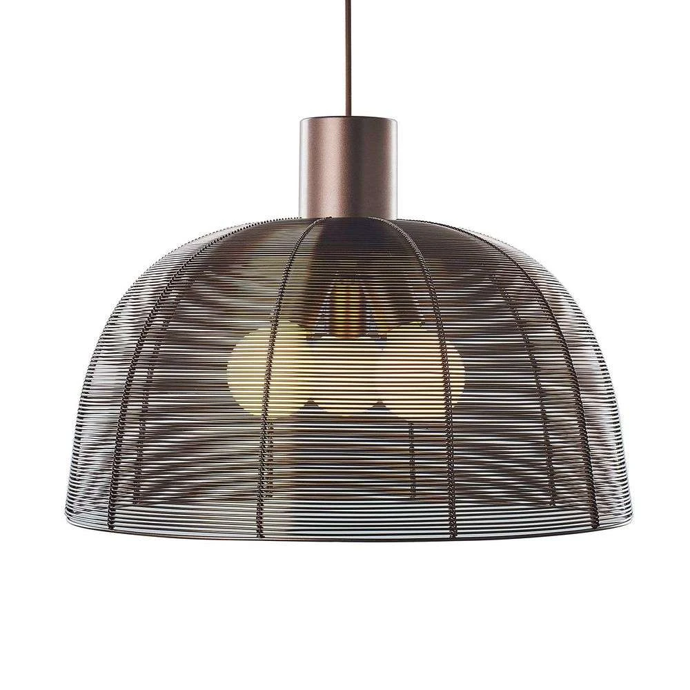 Biljana Hanglamp Ø50 Brown - Lucande - Koop Online 5 Biljana Hanglamp Ø50 Brown - Lucande - Koop Online - Afbeelding 3
