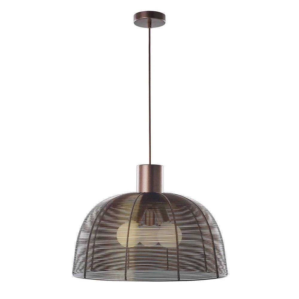 Biljana Hanglamp Ø50 Brown - Lucande - Koop Online 6 Biljana Hanglamp Ø50 Brown - Lucande - Koop Online - Afbeelding 4