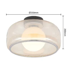 Tellima LED Plafondlamp Smoke - Lucande - Koop Online -Lucande 4251911754377 4