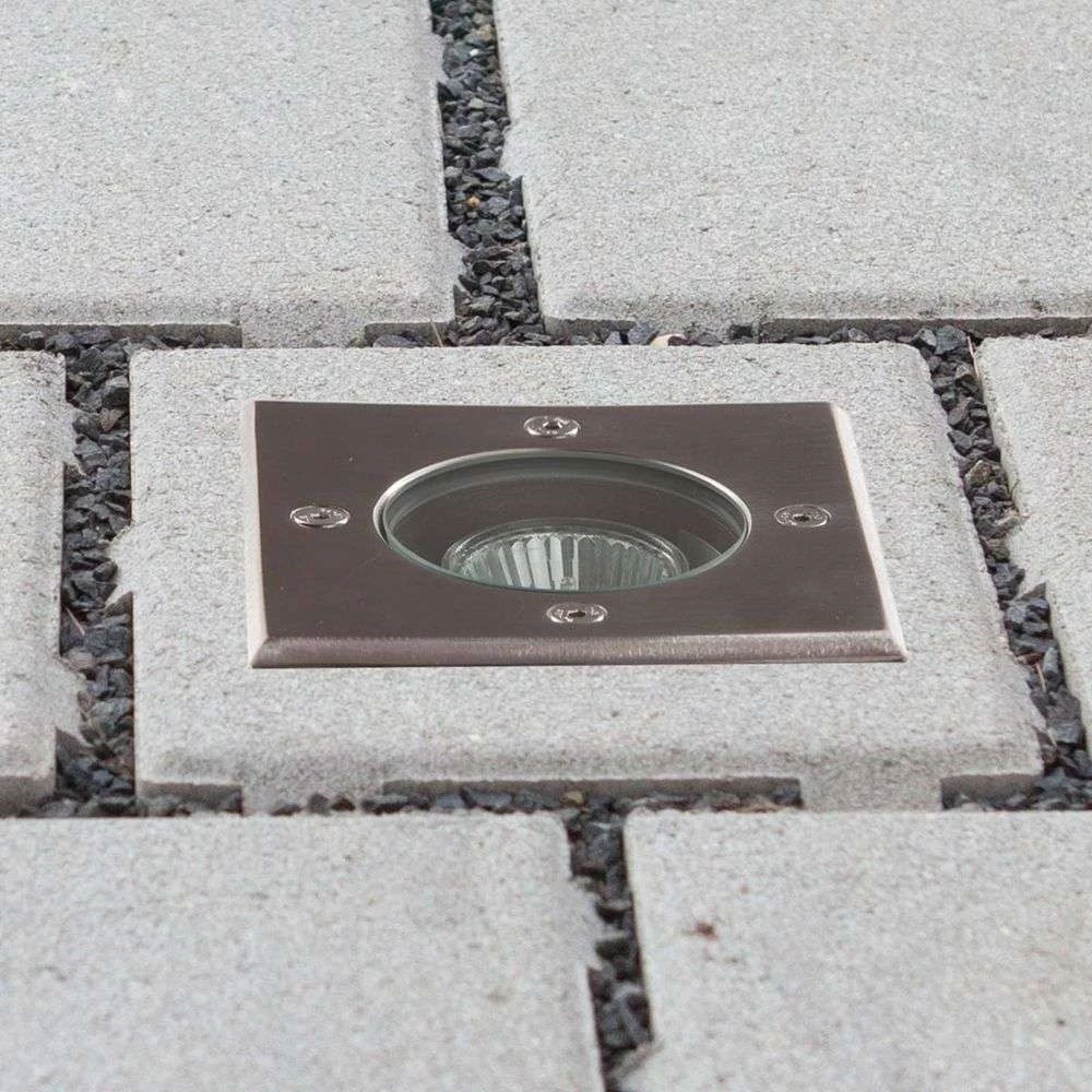 Ava Square Begraven Spot IP67 Steel - Lucande - Koop Online 4 Ava Square Begraven Spot IP67 Steel - Lucande - Koop Online - Afbeelding 2