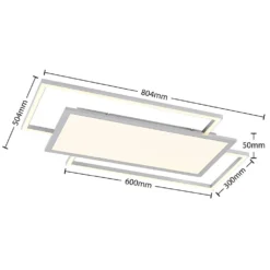 Ciaran Long Plafondlamp Silver - Lucande - Koop Online 10 Ciaran Long Plafondlamp Silver - Lucande - Koop Online -Lucande 9956095 5